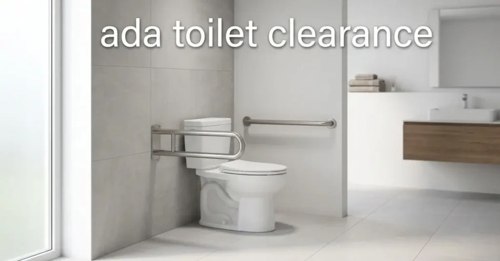 ADA Toilet Clearance
