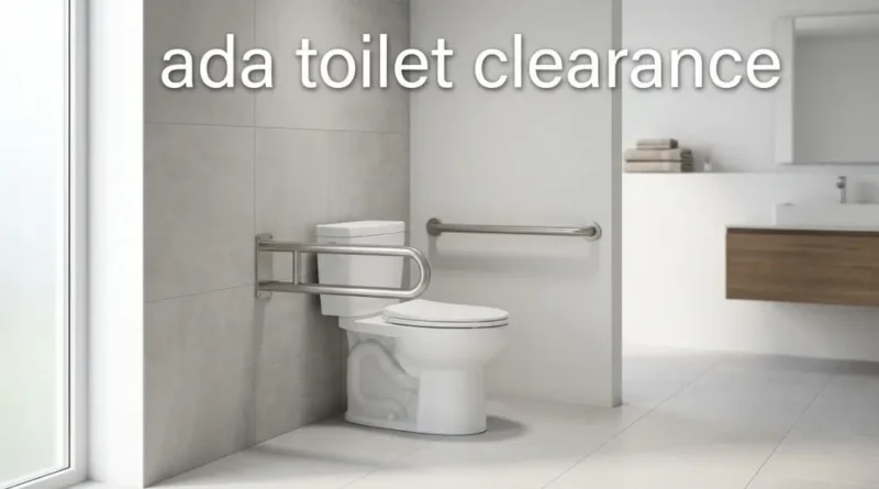 ADA Toilet Clearance