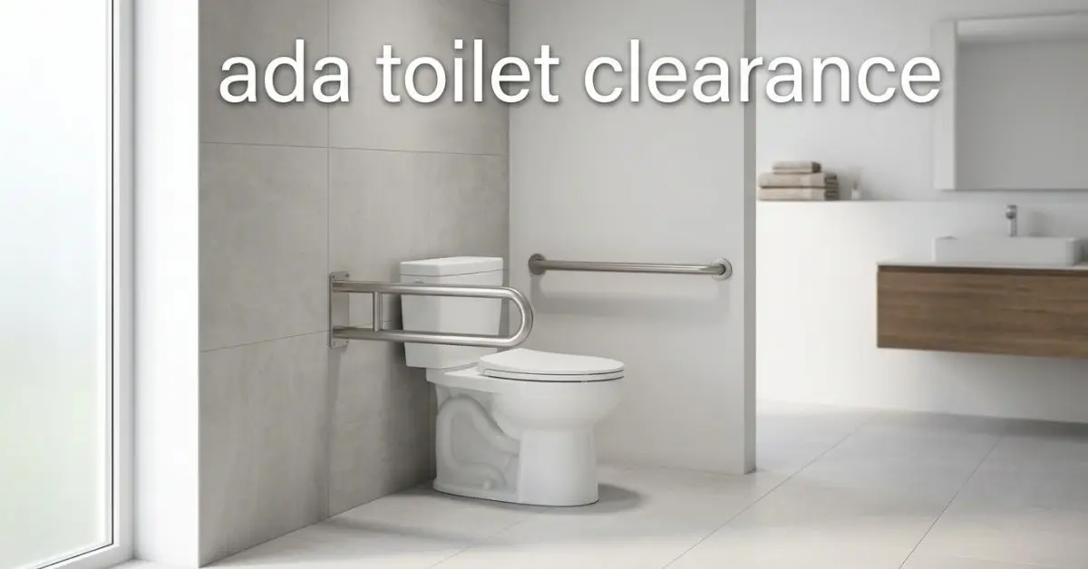 ADA Toilet Clearance