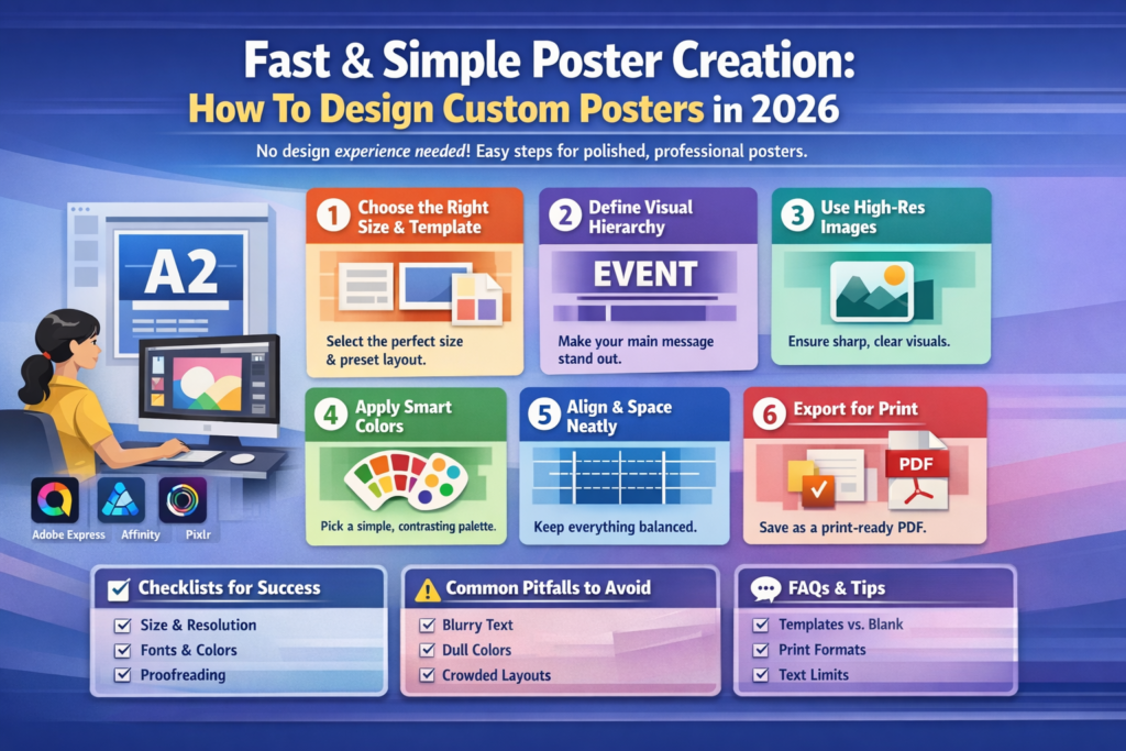 Fast and Simple Poster Creation: How To Design Custom Posters in 2026