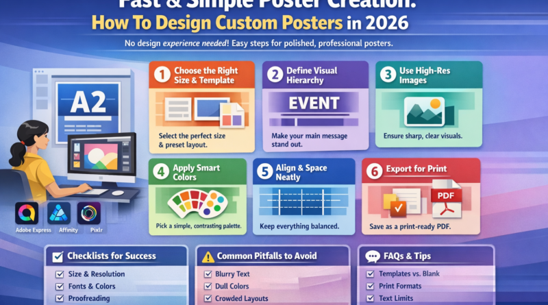 Fast and Simple Poster Creation: How To Design Custom Posters in 2026