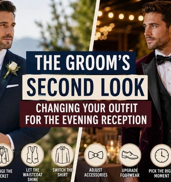 The Groom’s Second Look: Changing Your Outfit for the Evening Reception